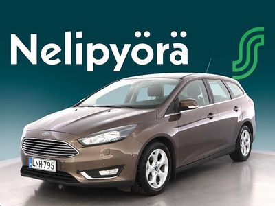 Ruskea Käytetty 2016 Ford Focus Titanium Farmari | 12 900 € (Hieman kallis)