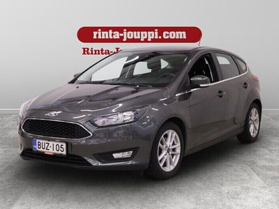 käytetty Ford Focus 1,0 EcoBoost 125 hv Start/Stop A6 Edition 5-ovinen - Suomiauto, Lämmitettävä tuulilasi, Jakopää vaihdettu, Carplay