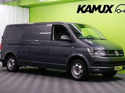 käytetty VW Transporter pitkä 2,0 TDI 110 kW 4Motion / ALV / Navi / LED / Pa-lämmitin / Takatilan puhallin / Hyllyt / Koukku