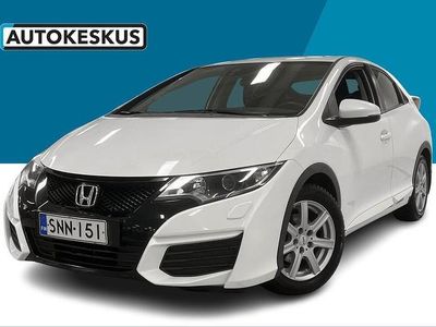 Valkoinen Käytetty 2015 Honda Civic Comfort Viistoperä | 11 990 € (Hyvä tarjous)