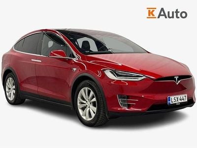 Käytetty Tesla Model X 310 kW (422 HP) 2017 Punainen Katumaasturi