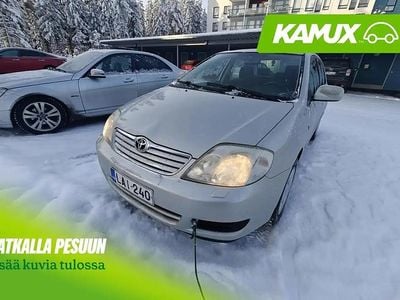 Käytetty Toyota Corolla 110 HP (80 kW) 2004 Hopea / harmaa Sedan