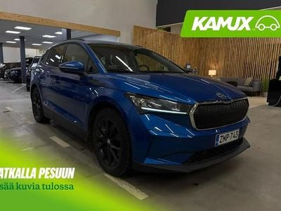 Käytetty Skoda Enyaq iV Loft 131 kW (179 HP) 2021 Sininen Katumaasturi