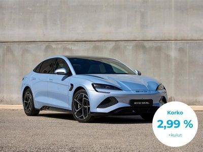 käytetty BYD Seal Korko 2,99% I Excellence AWD I 82,5 kWh I Range 520 km I Kevään halutuin uutuus tilattavissa Autolähteeltä!