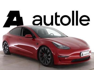 käytetty Tesla Model 3 82kWh Performance AWD 475hv | AMD Ryzen | Premium audio | Autopilot | Winter-paketti | Lämpöpumppu