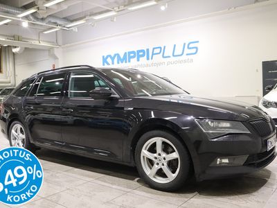 käytetty Skoda Superb Combi 1,5 TSI ACT SportLine DSG Autom. - RAHOITUSKORKO 2,95% - Webasto / Koukku / Canton / Adapt.Cruise / Kessy