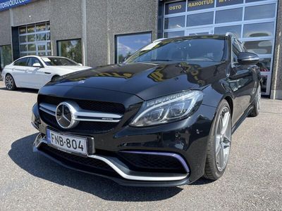 käytetty Mercedes C63 AMG AMG 4.0 V8 Bi-Turbo 476 HV TOURING AUTOMAATTI AMG-NAHKASISUSTUS LASIKATTOLUUKKU VOSSEN HYBRID 20" BURMEI