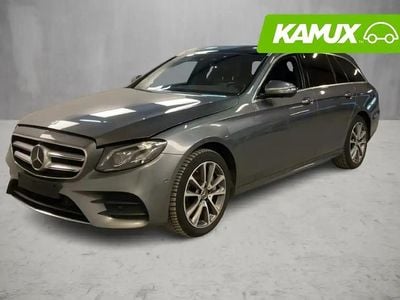 Hopea / harmaa Käytetty 2017 Mercedes E350 AMG line Farmari | 35 900 €