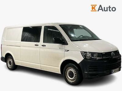 käytetty VW Transporter umpipakettiauto pitkä 2,0 TDI 110 kW 4Motion 3200kg | Sis.Alv | Läpijuostava | Hyllyt | Suomiauto