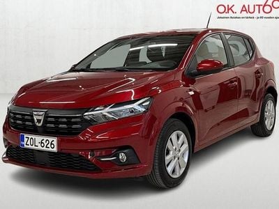 Punainen Käytetty 2022 Dacia Sandero Comfort Viistoperä | 14 500 € (Hieman kallis)