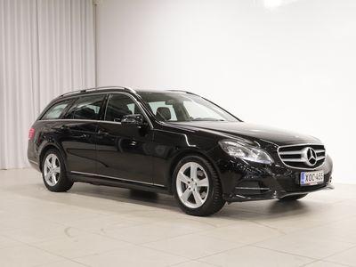 käytetty Mercedes E220 BlueTec T A Business - Kiinteä korko 3,99% + kulut - Webasto puhelinohjauksella, Ortopedipenkit, Osanahkasisusta, Taittuva koukku, Navigointi - J. autoturva - Ilmainen kotiintoimitus!