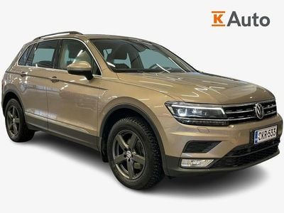 Käytetty VW Tiguan Comfortline 150 HP (110 kW) 2017 Ruskea (beige) Katumaasturi