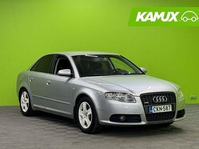 Hopea / harmaa Käytetty 2007 Audi A4 S-Line Sedan | 4 990 €