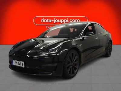 Musta Käytetty 2019 Tesla Model 3 Performance Sedan | 22 890 € (Hieman kallis)