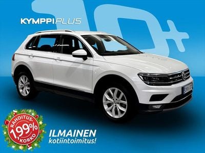 Valkoinen Käytetty 2018 VW Tiguan Highline Katumaasturi | 30 770 € (Hieman kallis)