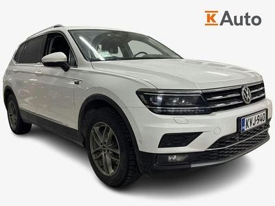 Käytetty VW Tiguan Allspace 190 HP (139 kW) 2018 Valkoinen Katumaasturi