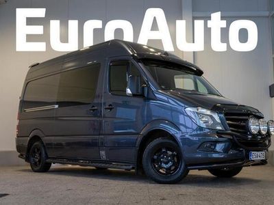 käytetty Mercedes Sprinter MA 2+3 2143cm3 A/ Erikoisnahkasisusta/ Huippuluokan äänentoisto/ LED-lisävalo/ Peruutuskamera/ 16" Alut/ Korko 499%