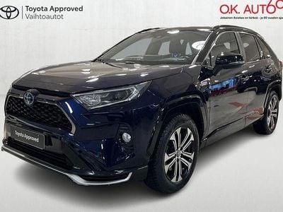 Käytetty Toyota RAV4 Hybrid Style 306 HP (225 kW) 2020 Sininen Katumaasturi