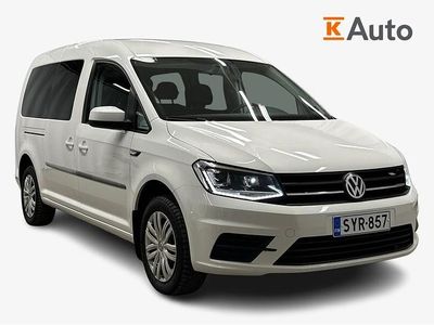 Valkoinen Käytetty 2019 VW Caddy Maxi Trendline Tila-auto | 30 400 € (Kallis)