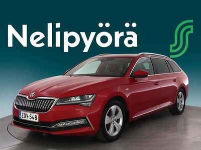 Punainen Käytetty 2023 Skoda Superb LAURIN & KLEMENT Farmari | 32 900 € (Kallis)