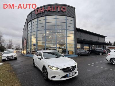 Valkoinen Käytetty 2017 Mazda 6 Edition Farmari | 11 350 € (Hieman kallis)