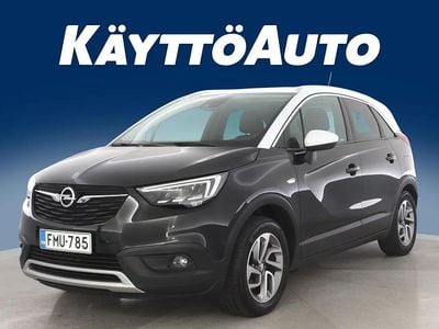 Käytetty Opel Crossland X Innovation 110 HP (80 kW) 2017 Musta Katumaasturi