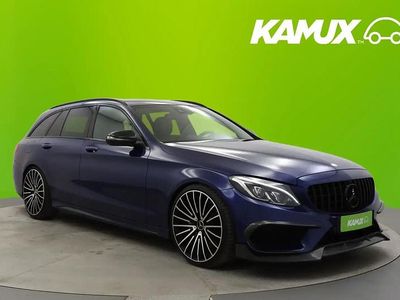 Käytetty Mercedes C220 Business 170 HP (125 kW) 2017 Sininen Farmari