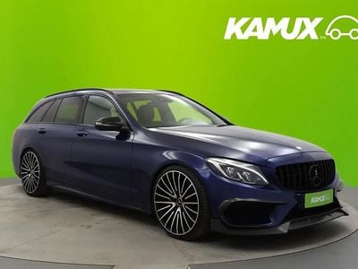 Sininen Käytetty 2017 Mercedes C220 Business Farmari | 24 690 € (Kallis)