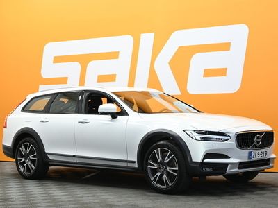 käytetty Volvo V90 CC D4 AWD Pro aut ** 1-om Suomi-auto / ACC / Koukku / Nahkasisusta / Crystal White / Digimittari **