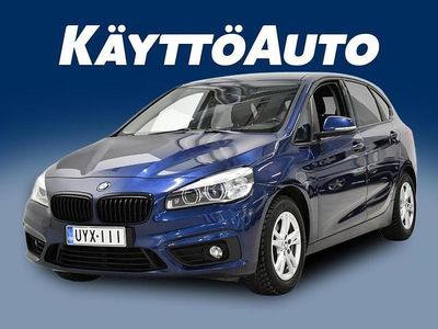 Käytetty BMW 218 Active Tourer Comfort Edition 150 HP (110 kW) 2015 Sininen Tila-auto