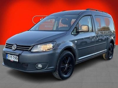 Harmaa Käytetty 2012 VW Caddy Maxi Comfortline Tila-auto | 8 500 € (Supertarjous)