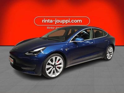 Sininen Käytetty 2019 Tesla Model 3 Performance Sedan | 27 800 € (Perustarjous)