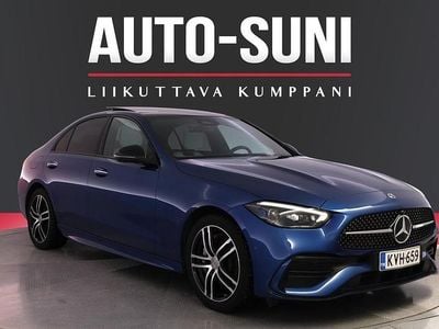 Sininen Käytetty 2023 Mercedes C300e Business Sedan | 44 900 € (Hieman kallis)