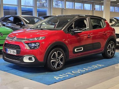 Punainen Käytetty 2020 Citroën C3 PureTech Viistoperä | 9 500 € (Perustarjous)