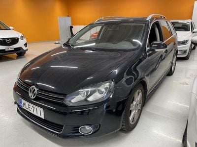 käytetty VW Golf Variant Highline Plus 1,6 TDI BlueMotion Technology DSG ** Suomi-auto / Webasto / Lohko ja sisäp. / P-tutkat **