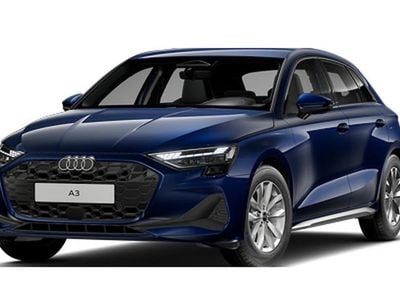 Uusi Audi A3 Sportback Advanced 114 HP (83 kW) 2025 Sininen Viistoperä