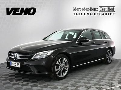 Musta Käytetty 2020 Mercedes C300e Business Farmari | 23 800 € (Hyvä tarjous)