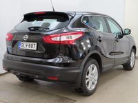 Käytetty Nissan Qashqai Acenta 116 HP (85 kW) 2016 Musta Katumaasturi