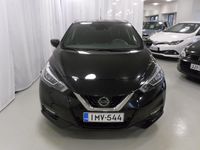 Käytetty Nissan Micra Acenta 90 HP (66 kW) 2018 Musta Viistoperä