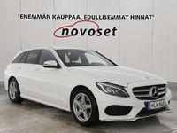 käytetty Mercedes C220 AMG-Style Business 9-G Aut. *KAMERA/ ILS/ BURMESTER* *3.99% KORKO, KOTIINTOIMITUS VELOITUKSETTA!*