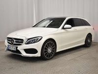 käytetty Mercedes C250 BlueTec T A Premium Business AMG ** Webasto / Panorama / ILS / Comand / Diamond White / Huippuhieno **