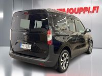 Uusi Ford Tourneo Courier Titanium 100 kW (136 HP) 2025 Musta Tila-auto