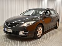 käytetty Mazda 6 Sport Wagon 2,0 Elegance Business 6MT 5ov WD1 ** Tulossa myyntiin / Lohko+sisä / Vetokoukku / Vakkari **