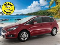 käytetty Ford S-MAX 2,0 TDCi 150hv PowerShift A6 Titanium 5D * Webasto / Lämmitettävä tuulilasi / Nahkasisusta / Merkkiliikkeen huoltokirja * - *Käsiraha jopa 0e!* -