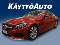 Käytetty Mercedes C220 Business 170 HP (125 kW) 2016 Hyasintinpunainen Coupe - kaksiovinen