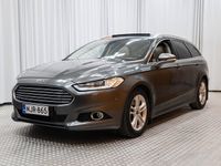 käytetty Ford Mondeo 2,0 TDCi 150hv PowerShift Titanium Business Wagon ** Suomi-auto / Dynamic LED / Webasto / Koukku / ACC / Muistipenkki / Panorama **