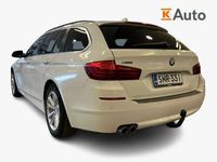 käytetty BMW 520 2.0 D A Touring Takuu 1vuosi/20tkm. Käsiraha 0% Korko 2%. Vetokoukku ym.