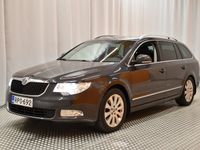 käytetty Skoda Superb Combi 2,0 TDI CR 170 Elegance DSG Autom. ** Suomi-auto / Webasto / Muistipenkki / Nahka-alcantara / Bluetooth / Tutkat **