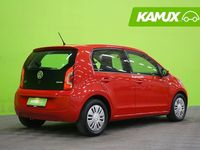 Käytetty VW up! move up! 75 HP (55 kW) 2015 Punainen Viistoperä