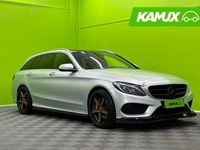 Käytetty Mercedes C250 AMG line 204 HP (150 kW) 2015 Hopea / harmaa Farmari